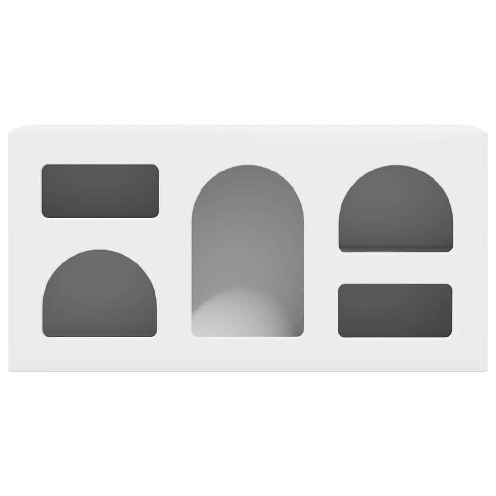 VidaXL TV-kast Wit 80 x 35 x 40 cm Bewerkt hout