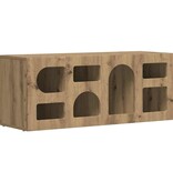 VidaXL TV-kast Artisan Eiken 100 x 35 x 40 cm Bewerkt hout