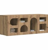 VidaXL TV-kast Artisan Eiken 100 x 35 x 40 cm Bewerkt hout