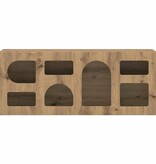 VidaXL TV-kast Artisan Eiken 100 x 35 x 40 cm Bewerkt hout