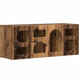 VidaXL TV-kast Oudhout 100 x 35 x 40 cm Bewerkt hout