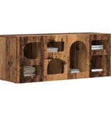 VidaXL TV-kast Oudhout 100 x 35 x 40 cm Bewerkt hout