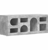 VidaXL TV-kast Beton Grijs 100 x 35 x 40 cm Bewerkt hout