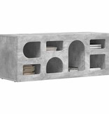 VidaXL TV-kast Beton Grijs 100 x 35 x 40 cm Bewerkt hout