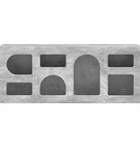 VidaXL TV-kast Beton Grijs 100 x 35 x 40 cm Bewerkt hout