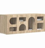 VidaXL TV-kast Sonoma Eiken 100 x 35 x 40 cm Bewerkt hout