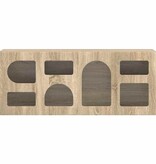 VidaXL TV-kast Sonoma Eiken 100 x 35 x 40 cm Bewerkt hout