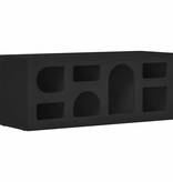 VidaXL TV-kast Zwart 100 x 35 x 40 cm Bewerkt hout