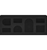 VidaXL TV-kast Zwart 100 x 35 x 40 cm Bewerkt hout