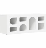 VidaXL TV-kast Wit 100 x 35 x 40 cm Bewerkt hout