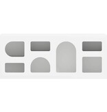 VidaXL TV-kast Wit 100 x 35 x 40 cm Bewerkt hout