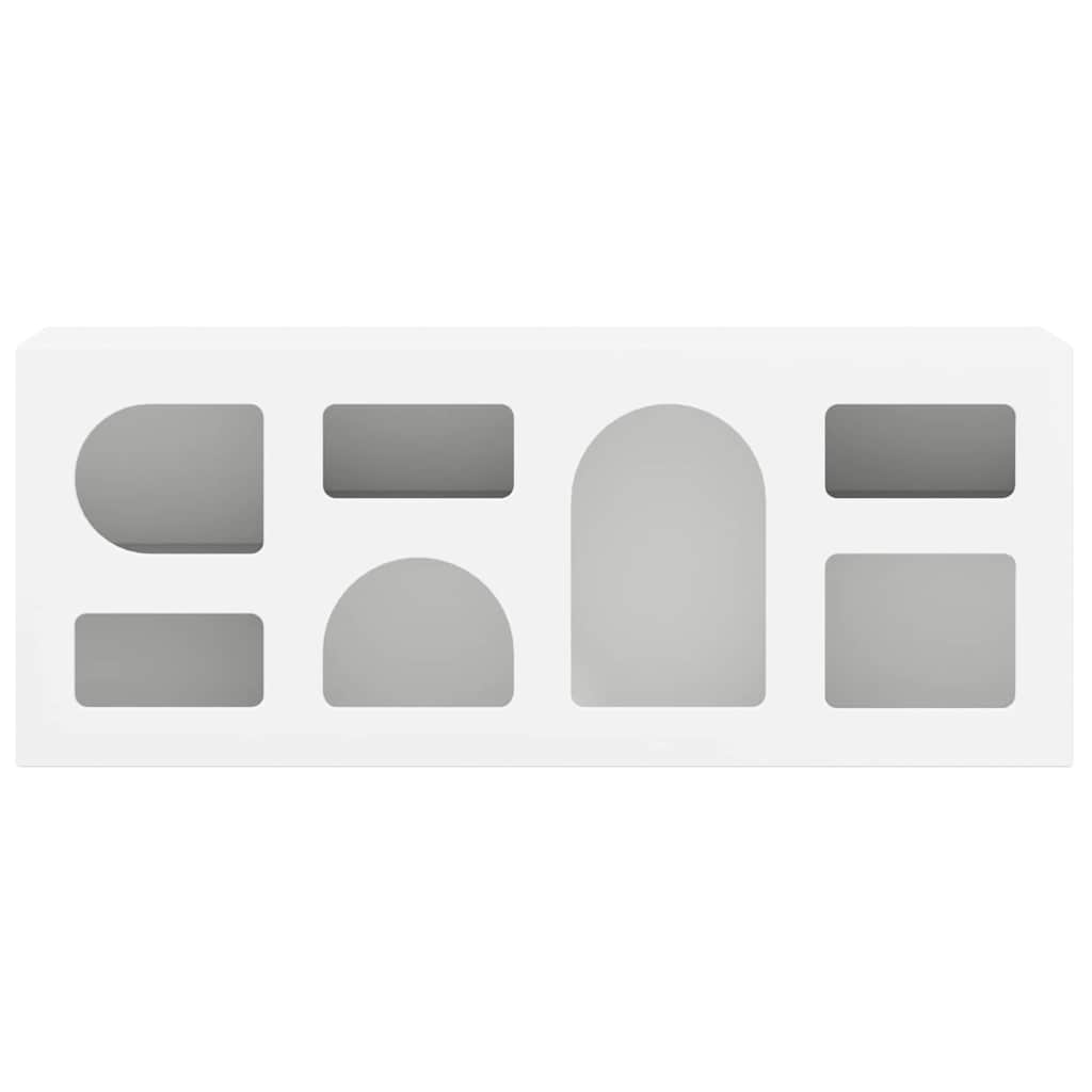 VidaXL TV-kast Wit 100 x 35 x 40 cm Bewerkt hout