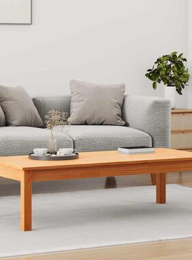 VidaXL Salontafel Max Bruin 110 x 50 x 30 cm Massief grenenhout