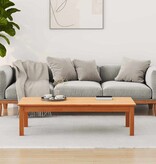 VidaXL Salontafel Max Bruin 110 x 50 x 30 cm Massief grenenhout