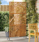 VidaXL Privacyscherm Grijs Staal