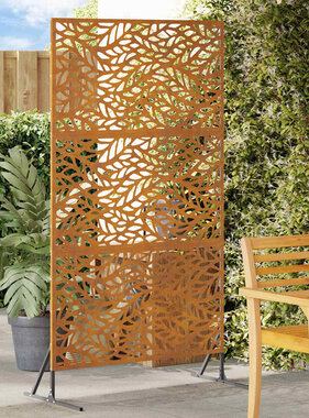 VidaXL Privacyscherm Grijs Staal