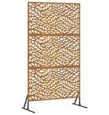 VidaXL Privacyscherm Grijs Staal