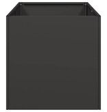 VidaXL Plantenbak 40x80x40 cm koudgewalst staal zwart