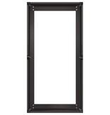 VidaXL Plantenbak 40x80x40 cm koudgewalst staal zwart