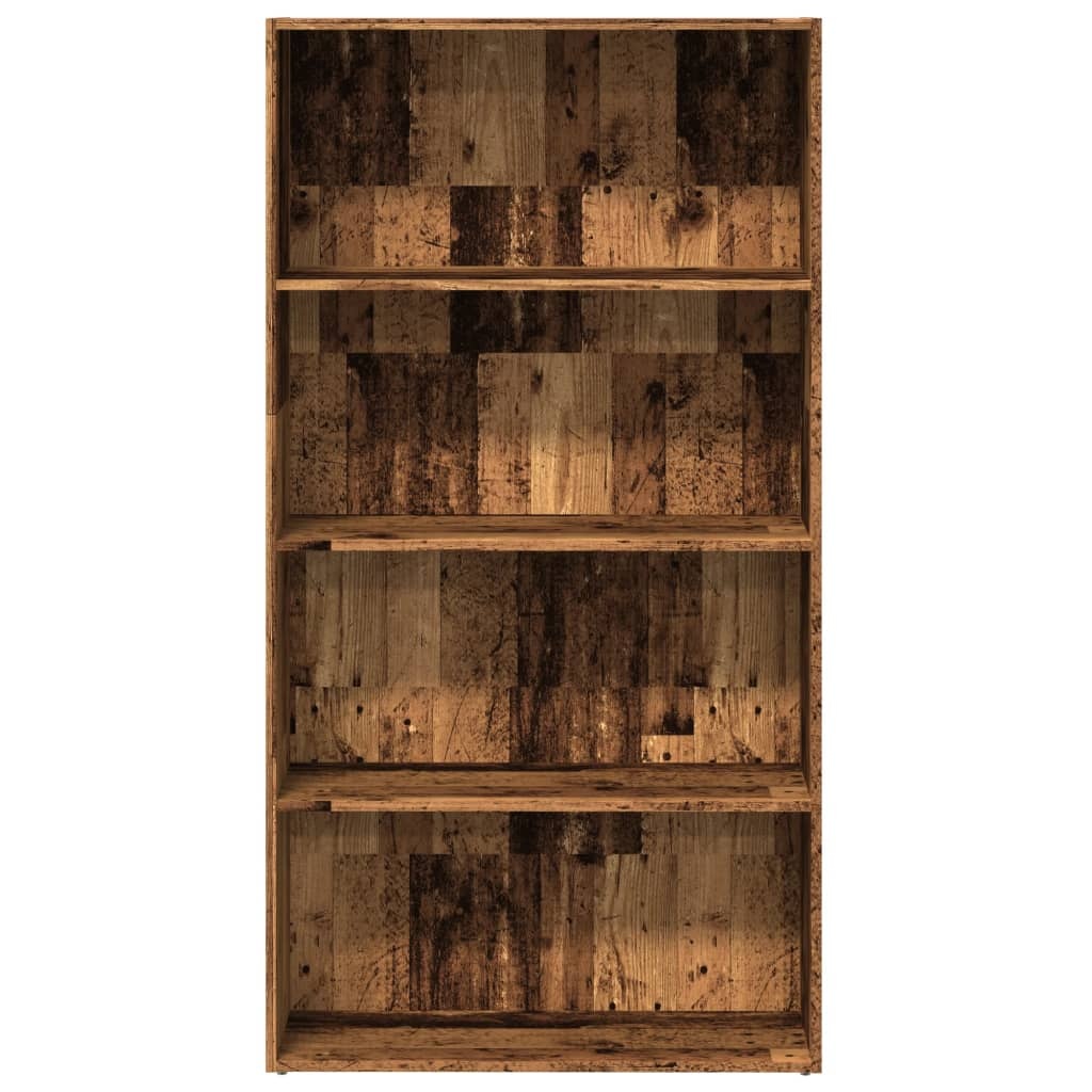 VidaXL Boekenkast 80x30x152 cm bewerkt hout oud houtkleurig