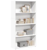 VidaXL Boekenkast 80x30x152 cm bewerkt hout wit