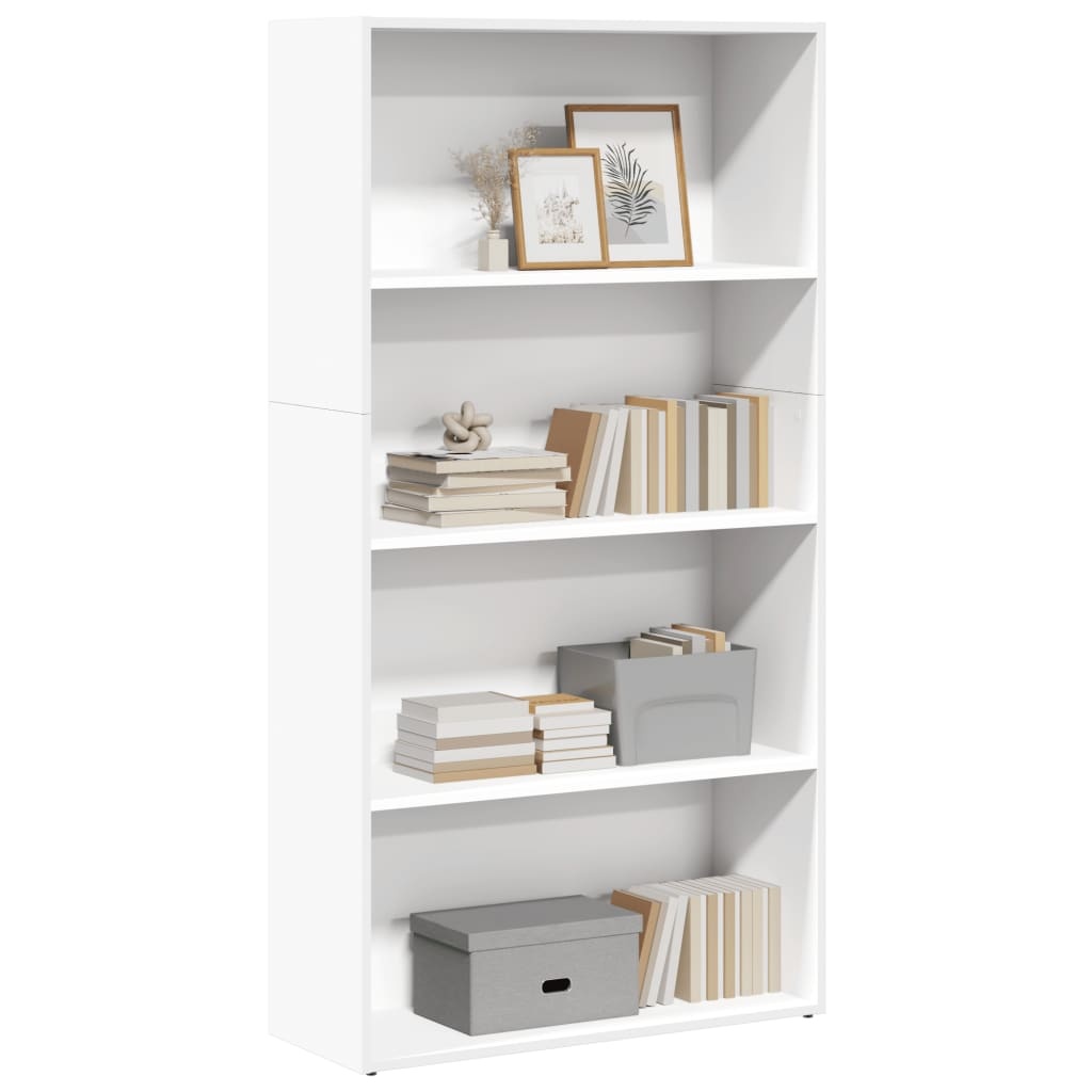 VidaXL Boekenkast 80x30x152 cm bewerkt hout wit