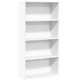 VidaXL Boekenkast 80x30x152 cm bewerkt hout wit