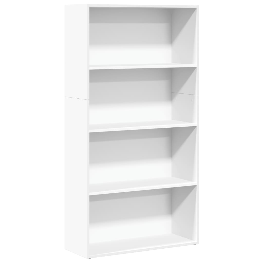 VidaXL Boekenkast 80x30x152 cm bewerkt hout wit
