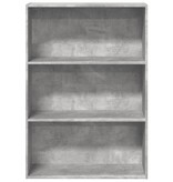VidaXL Boekenkast 80x30x114 cm bewerkt hout betongrijs
