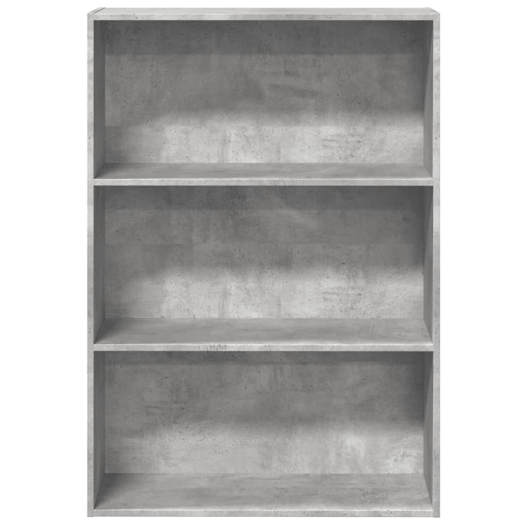 VidaXL Boekenkast 80x30x114 cm bewerkt hout betongrijs