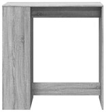 VidaXL Bartafel met rekken 101x40x103,5 cm bewerkt hout grijs sonoma