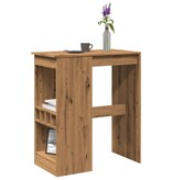 VidaXL Bartafel met rekken 90x47,5x103,5 cm hout artisanaal eikenkleur