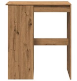 VidaXL Bartafel met rekken 90x47,5x103,5 cm hout artisanaal eikenkleur