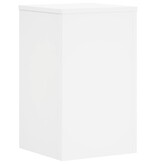 VidaXL Plantenstandaards 2 st 30x30x50 cm bewerkt hout wit