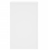 VidaXL Plantenstandaards 2 st 30x30x50 cm bewerkt hout wit