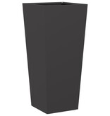 VidaXL Plantenbakken 2 st 35x35x75 cm staal zwart