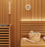 VidaXL Sauna Accessoire Set 4 pcs Bruin Massief Vurenhout en Hennep