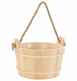 VidaXL Sauna Accessoire Set 4 pcs Bruin Massief Vurenhout en Hennep