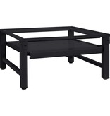 VidaXL Wasmachine Pedestal Zwart 64 x 55 x 32.5 cm Staal