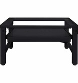 VidaXL Wasmachine Pedestal Zwart 64 x 55 x 32.5 cm Staal