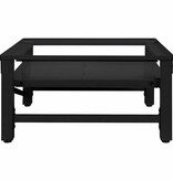 VidaXL Wasmachine Pedestal Zwart 64 x 55 x 32.5 cm Staal