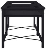 VidaXL Wasmachine Pedestal 2 pcs Zwart 64 x 55 x 32.5 cm Staal