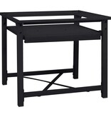 VidaXL Wasmachine Pedestal Zwart 64 x 55 x 32.5 cm Staal