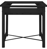 VidaXL Wasmachine Pedestal Zwart 64 x 55 x 32.5 cm Staal