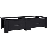 VidaXL Wasmachine Pedestal 2 pcs Zwart 64 x 55 x 32.5 cm Staal