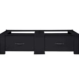 VidaXL Wasmachine Pedestal 2 pcs Zwart 64 x 55 x 32.5 cm Staal