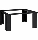 VidaXL Wasmachine Pedestal Zwart 64 x 55 x 32.5 cm Staal