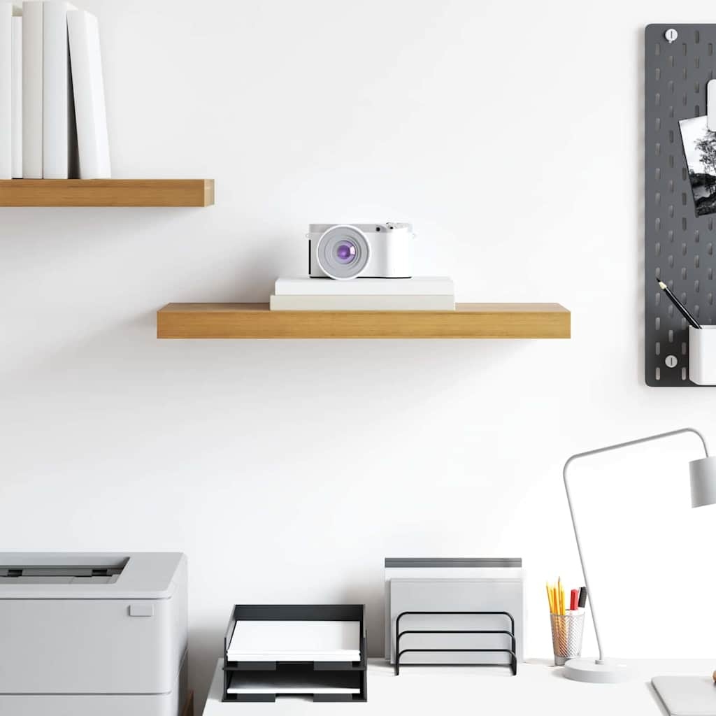 VidaXL Wandplank Wandgemonteerd Bruin 50 x 23 x 4 cm Bewerkt hout