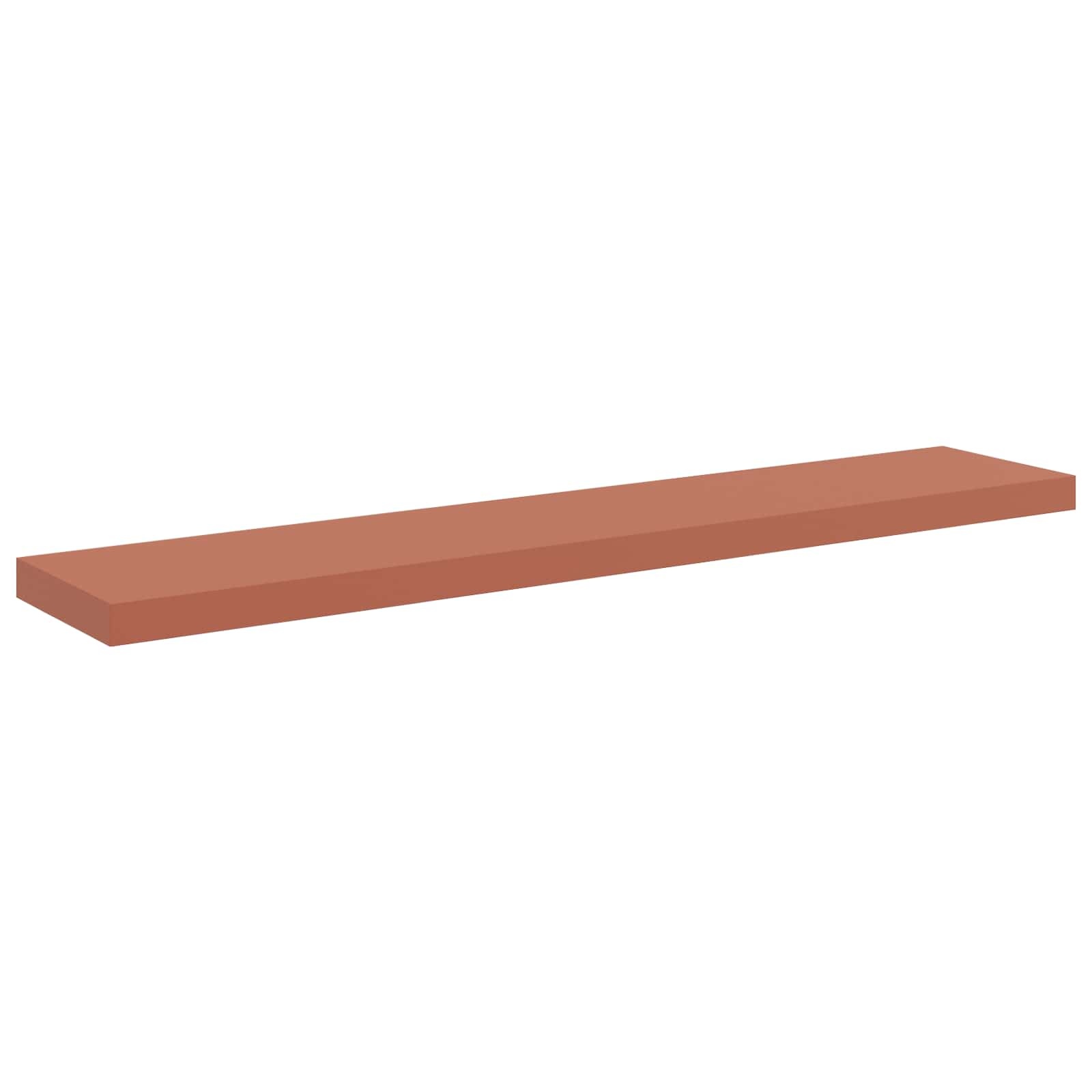 VidaXL Wandplank Wandgemonteerd Rood 120 x 23,5 x 4 cm Bewerkt hout