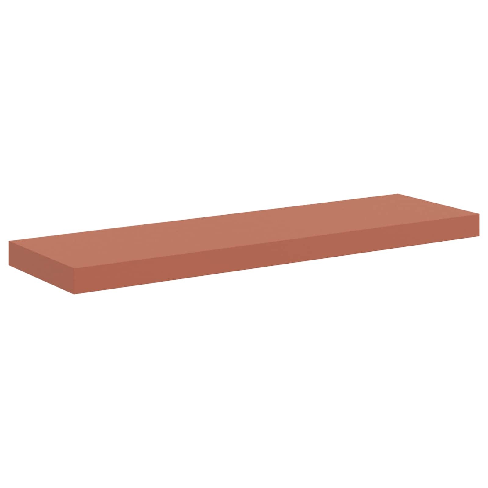 VidaXL Wandplank Wandgemonteerd Rood 90 x 23,5 x 4 cm Bewerkt hout